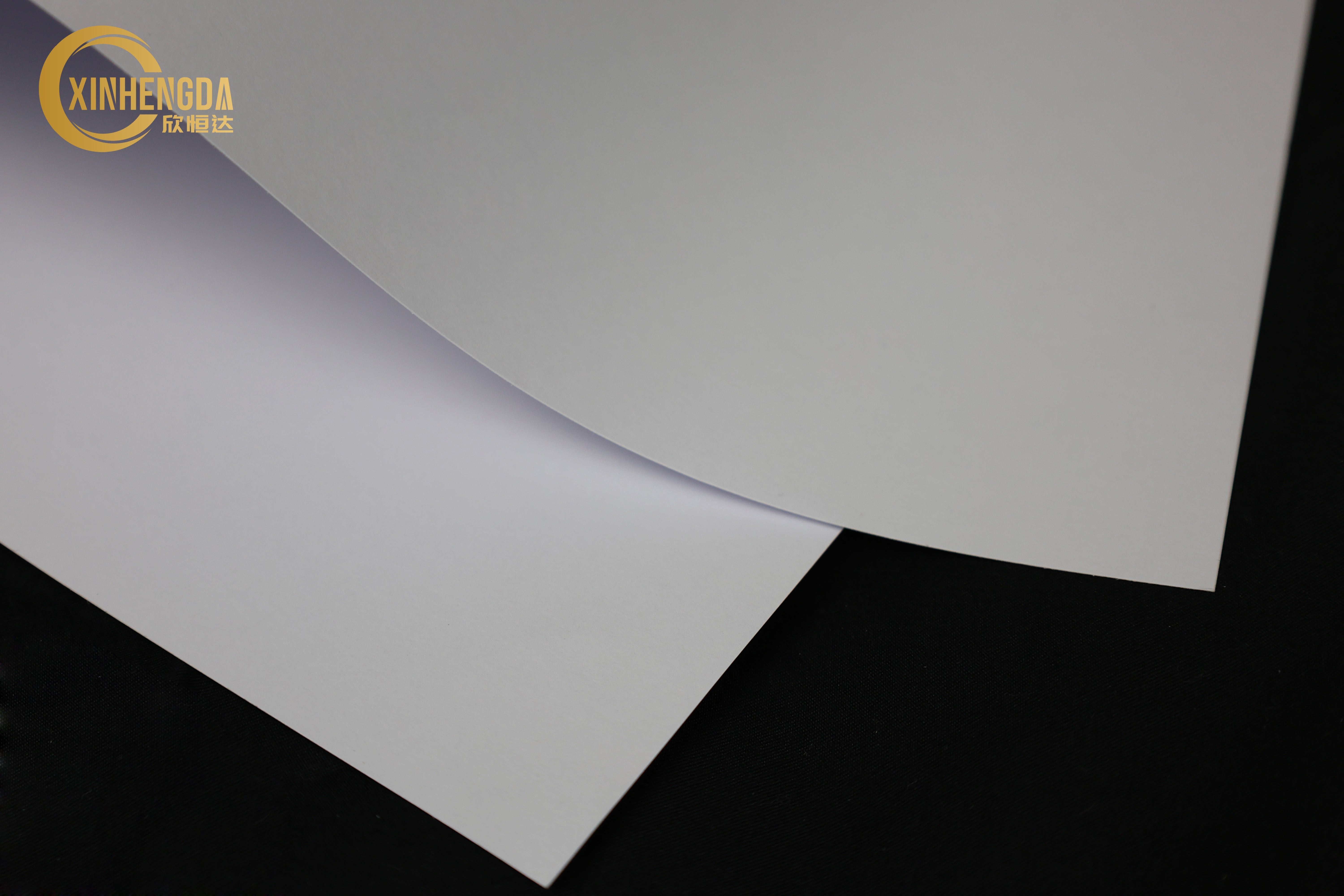 White Cardboard product sample